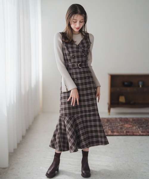 MISCH MASCH（ミッシュマッシュ） ジャンパースカート 2025秋冬新作