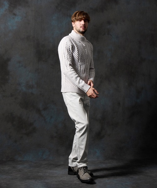 HIDEAWAYS NICOLE（ハイダウェイ ニコル） セーター ニット ケーブル