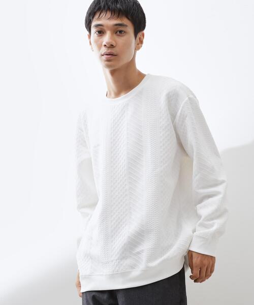 THE SHOP TK トレーナー スウェット 「無地に飽きた方へ」ふくれジャ