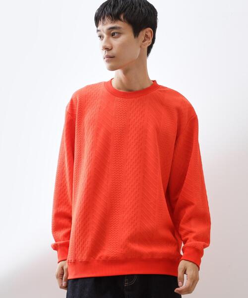 THE SHOP TK トレーナー スウェット 「無地に飽きた方へ」ふくれジャ