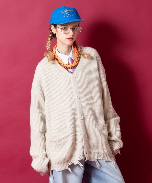 ankoROCK カーディガン a.p.o.v. -ankoROCK's select- グランジ