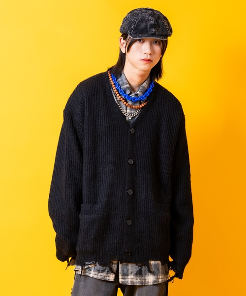 ankoROCK カーディガン a.p.o.v. -ankoROCK's select- グランジ