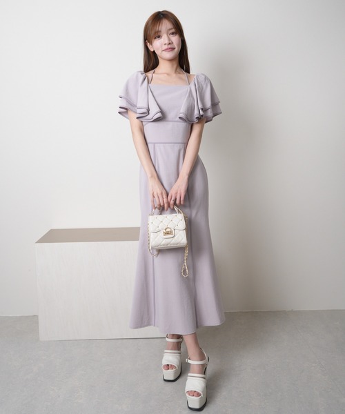 リップサービス LIP SERVICE ワンピース LIP SERVICE（リップサービス） ノースリーブワンピース M ラベンダー