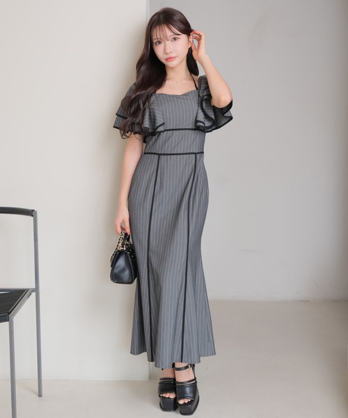 「LIPSERVICE」 ノースリーブワンピース M ラベンダー レディース_画像3