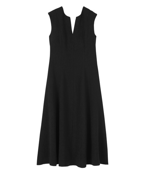 「ur's」 ノースリーブワンピース S ブラック レディース_画像3