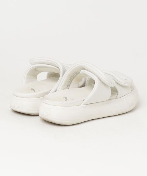 「PUMA」 フラットサンダル 23.0cm ホワイト レディース_画像2