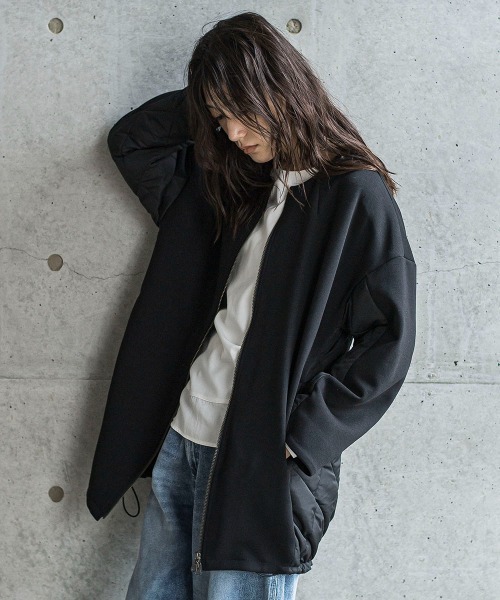本日２０時まで最終値下げ‼️グレイソン　ジャケット MAYSON GREY レザージャケット ライダース ダンボール×キルティング