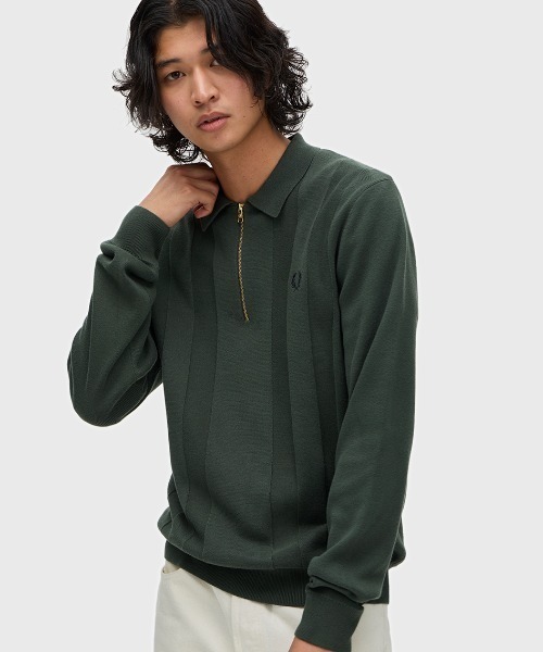 フレッドペリー　ニットポロシャツ　KNIT POLO SHIRT 楽天市場】フレッドペリー ニット ポロシャツ FRED PERRY ニット