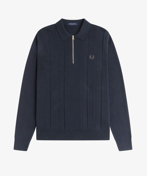 FRED PERRY（フレッドペリー） ポロシャツ Tonal Stripe Knitted Polo
