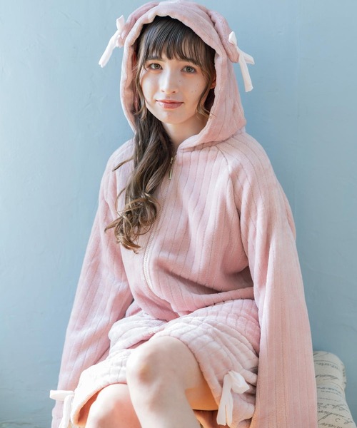 fran de lingerie パジャマ ルームウェア もこもこ ショートパンツ