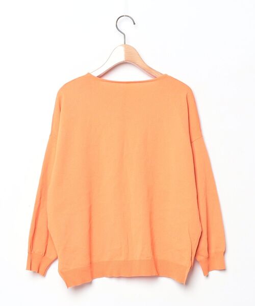 「Dignite collier」 長袖ニット FREE オレンジ レディース_画像2
