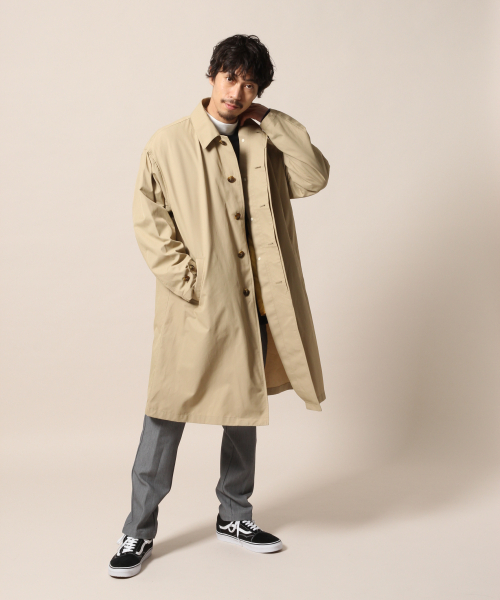 RAGEBLUE（レイジブルー） ステンカラーコート MEDIUM ネイビー メンズ