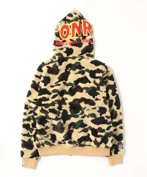 アベイシングエイプイエローカモモッズコート A BATHING APE（アベイシングエイプ） ミリタリージャケット モッズ