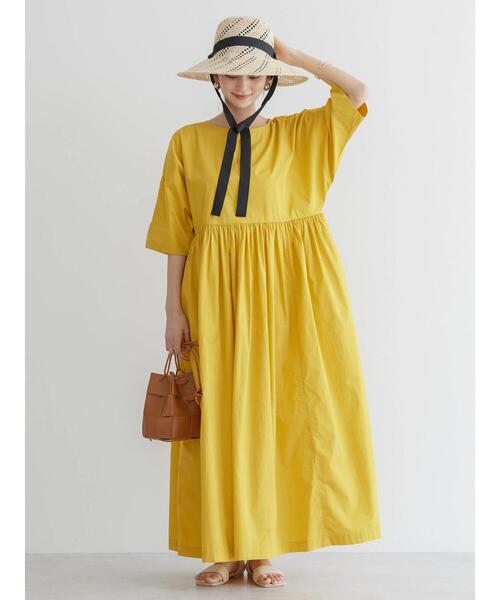 「AMERICAN HOLIC」 半袖ワンピース M ネイビー レディース_画像7