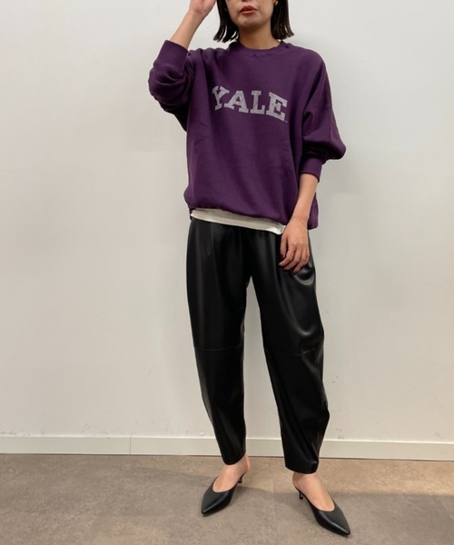 「MICA&DEAL」 スウェットカットソー フリー オフホワイト レディース_画像3