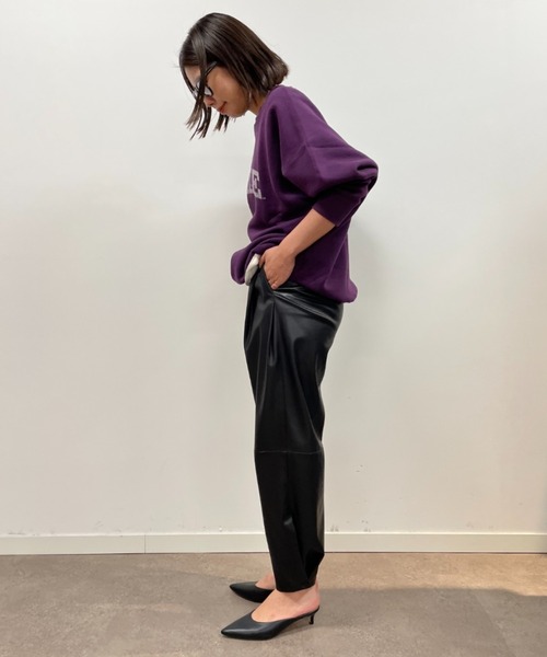 「MICA&DEAL」 スウェットカットソー フリー オフホワイト レディース_画像5