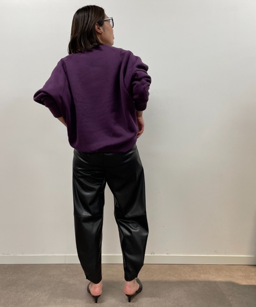 「MICA&DEAL」 スウェットカットソー フリー オフホワイト レディース_画像6