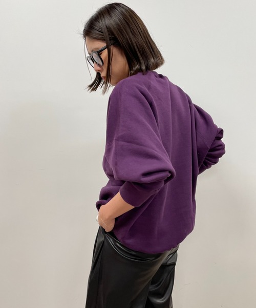 「MICA&DEAL」 スウェットカットソー フリー オフホワイト レディース_画像8