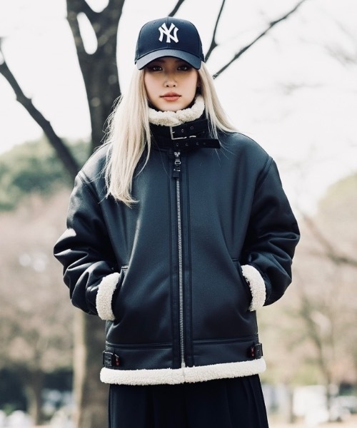 VALLEY APPAREL（バレイアパレル） ムートンコート ボアコート Valley
