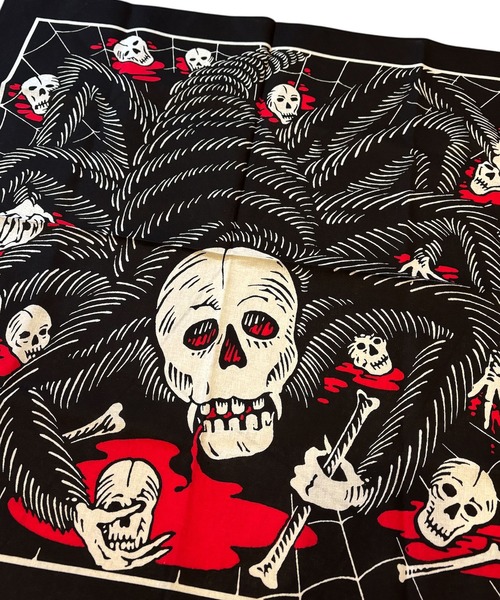 Port（ポート） スカーフ バンダナ リアル スカル バンダナ メンズ