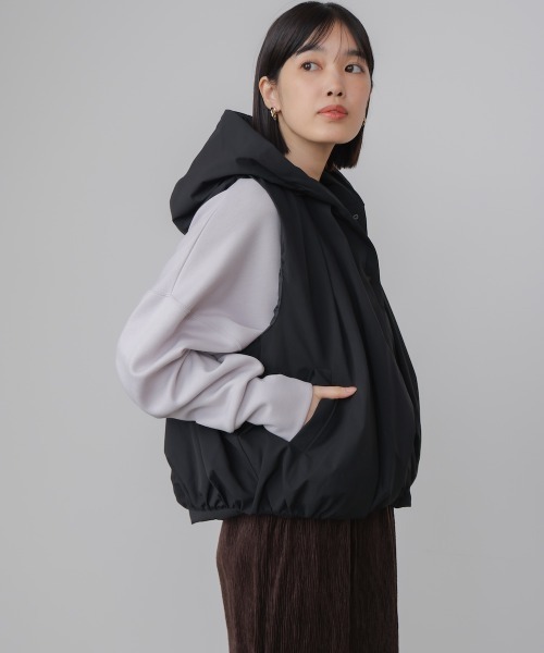 Bou Jeloud（ブージュルード） ベスト ジレ 裾バルーンダウンベスト