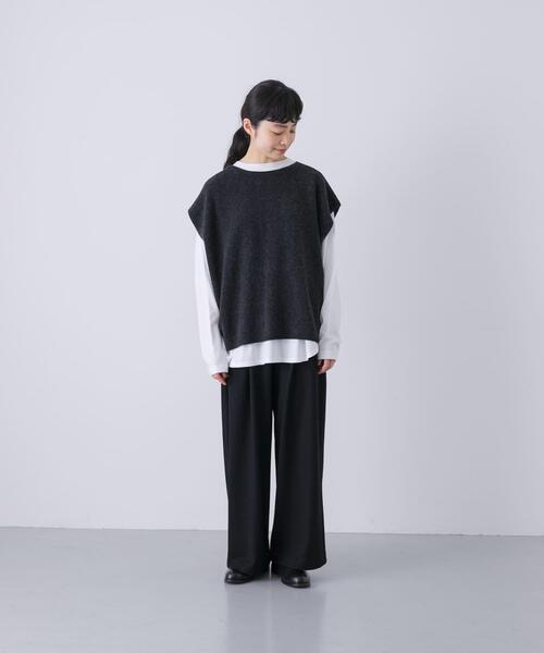 かぐれ ニット セーター ハミルトン2WAYベスト レディース : ZOZOTOWN