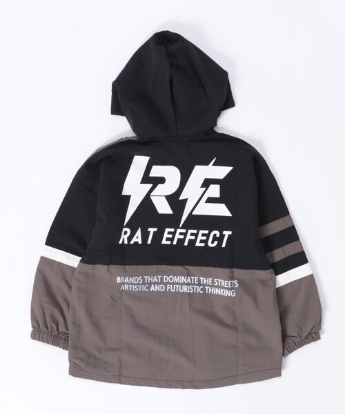 「RAT EFFECT」 「KIDS」ナイロンブルゾン 160 カーキ キッズ_画像2