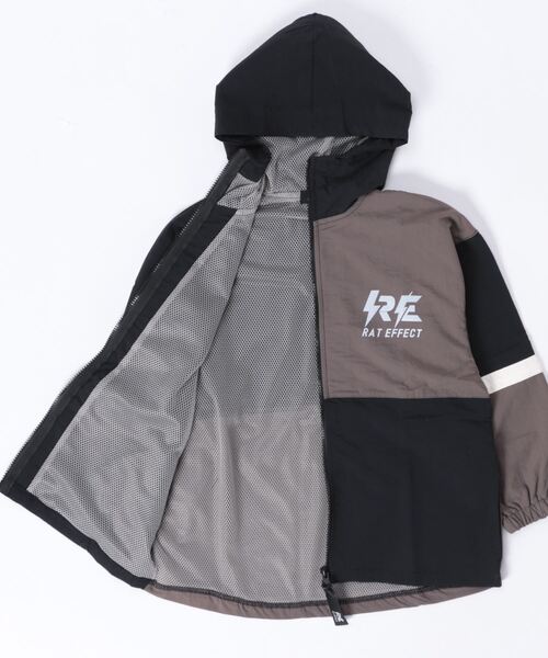 「RAT EFFECT」 「KIDS」ナイロンブルゾン 160 カーキ キッズ_画像3