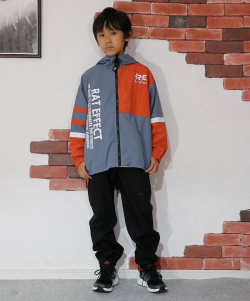 「RAT EFFECT」 「KIDS」ナイロンブルゾン 160 カーキ キッズ_画像7