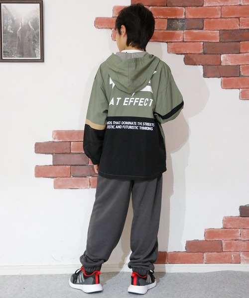 「RAT EFFECT」 「KIDS」ナイロンブルゾン 160 カーキ キッズ_画像8
