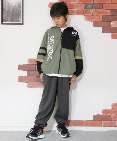 「RAT EFFECT」 「KIDS」ナイロンブルゾン 160 カーキ キッズ_画像9