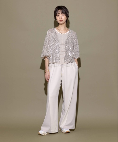 「Eimee Law」 ボレロ 38 ベージュ レディース_画像2