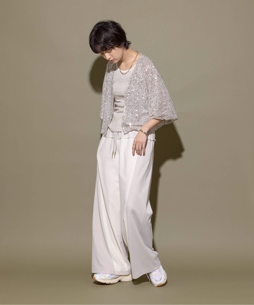 「Eimee Law」 ボレロ 38 ベージュ レディース_画像3