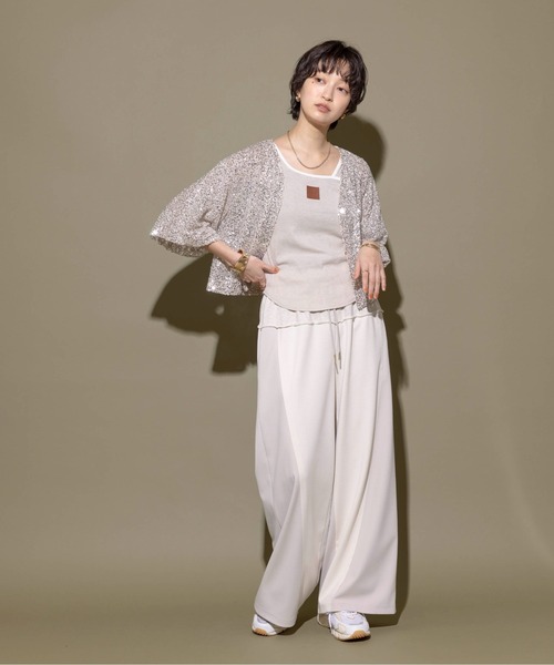 「Eimee Law」 ボレロ 38 ベージュ レディース_画像8