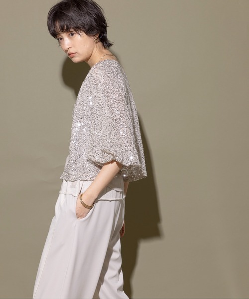 「Eimee Law」 ボレロ 38 ベージュ レディース_画像9