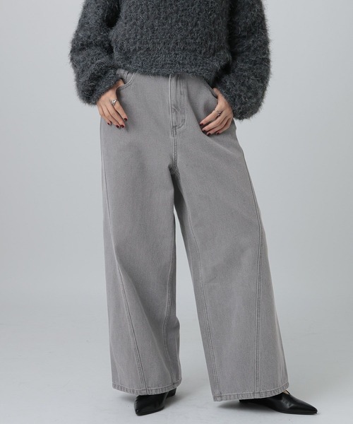 LEPSIM（レプシィム） ジーンズ デニム デニムパンツ 切り替えワイド