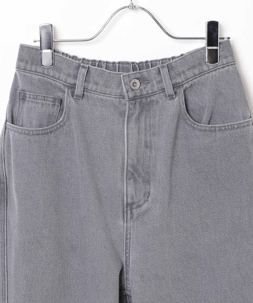 LEPSIM 〔今季〕デニムイージーパンツケミカルグレー 新品未使用未開封 レプシィム 今季新作イージーバギーデニム ケミカルグレー18