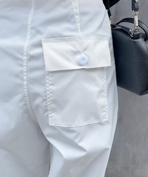 「SETUP7」 「MAISON BREEZE」カーゴパンツ L グレー レディース_画像4