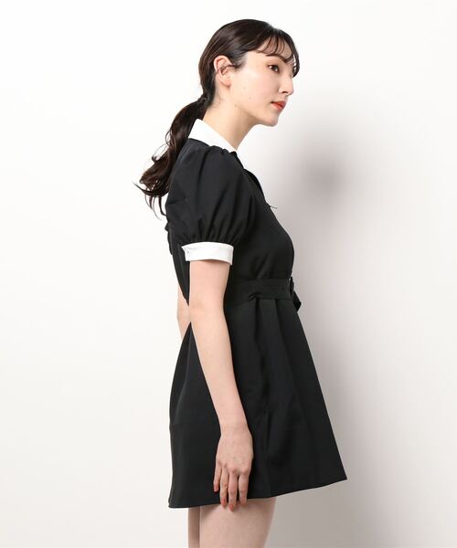 「jouetie」 半袖ワンピース MEDIUM ブラック レディース_画像4