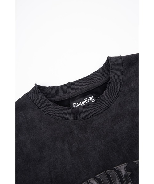 「SUPPLIER」 長袖Tシャツ MEDIUM ブラック メンズ_画像7