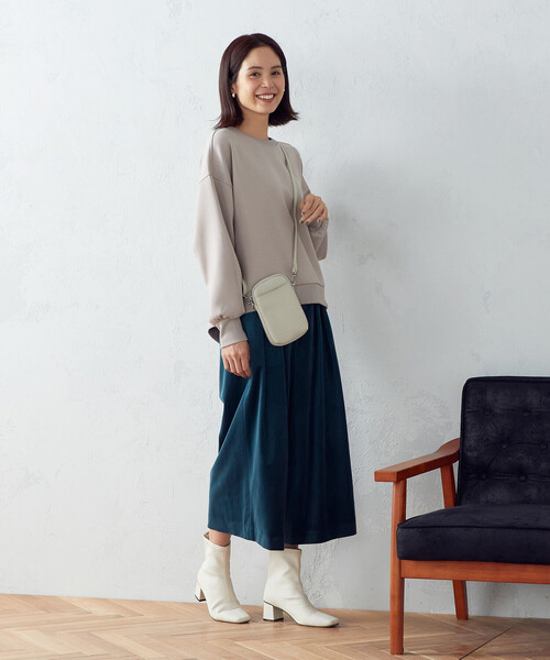 「COMME CA ISM」 パンツ MEDIUM ベージュ レディース_画像2