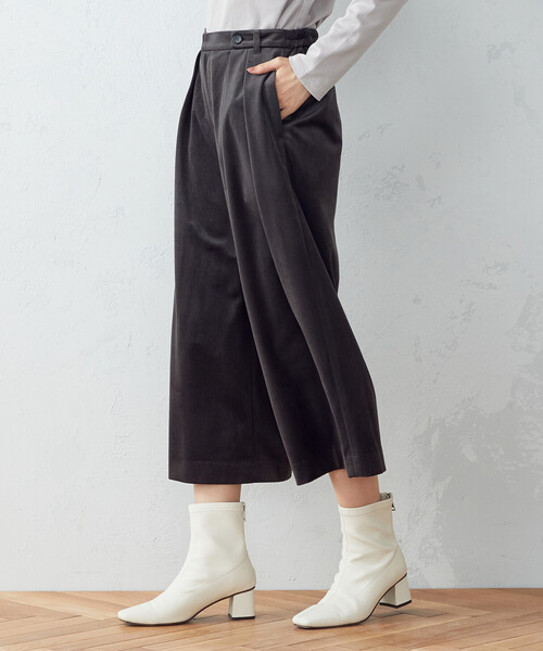 「COMME CA ISM」 パンツ MEDIUM ベージュ レディース_画像3