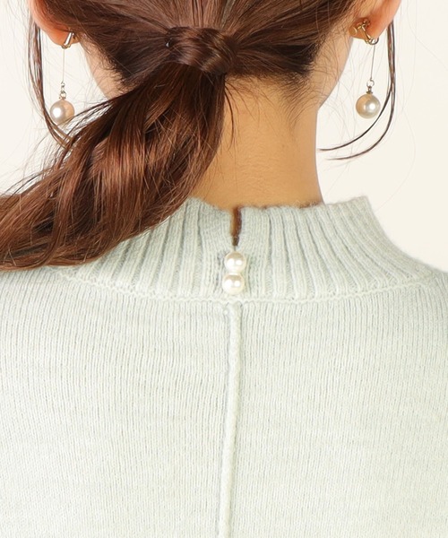 「LAISSE PASSE」 長袖ニット MEDIUM ミント レディース_画像2