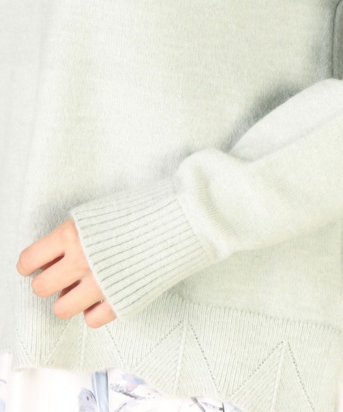 「LAISSE PASSE」 長袖ニット MEDIUM ミント レディース_画像3