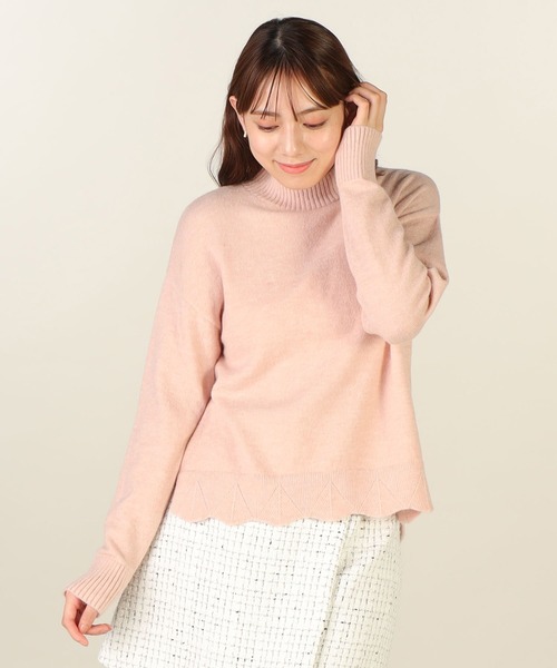 「LAISSE PASSE」 長袖ニット MEDIUM ミント レディース_画像8