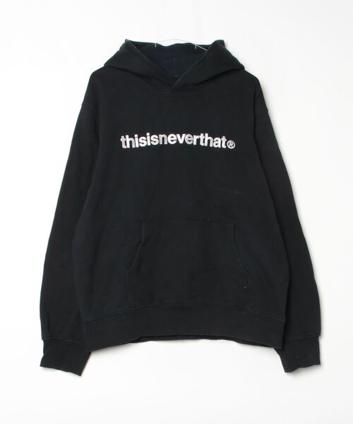 「thisisneverthat」 プルオーバーパーカー X-LARGE ブラック メンズ T-Logo LT Hoodie（パーカー）｜thisisneverthat（ディスイズネバーザット）のファッション通販 - ZOZOTOWN