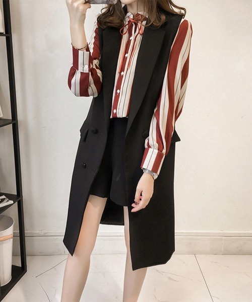 「Miniministore」 コート L ブラック レディース_画像2