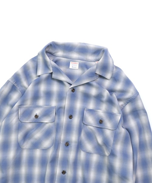 BIG MAC（ビッグマック） シャツ OPEN COLLAR SHIRTS メンズ