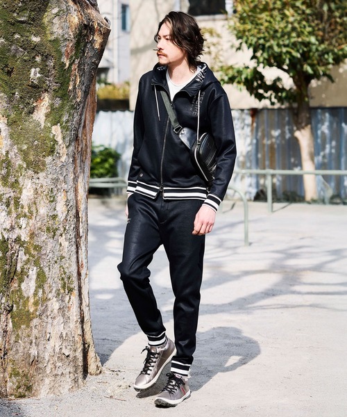 NICOLE CLUB FOR MEN  パーカー　黒　 NICOLE CLUB FOR MEN（ニコルクラブフォーメン） パーカー 「NICOLE