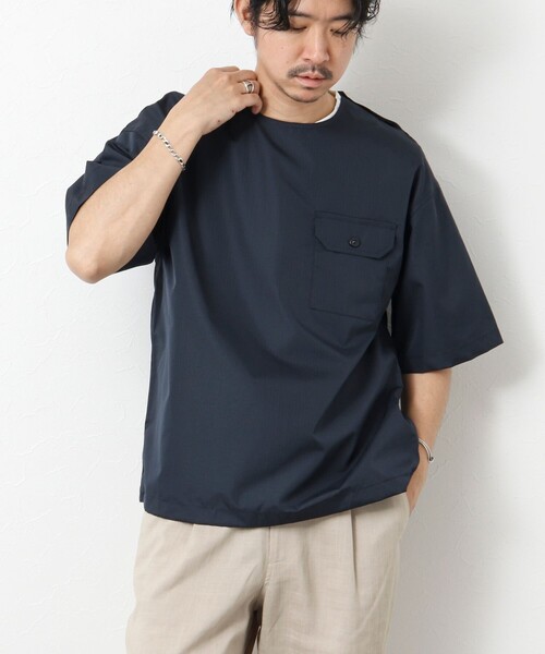 「TAION」 半袖シャツ X-LARGE オリーブ メンズ_画像3
